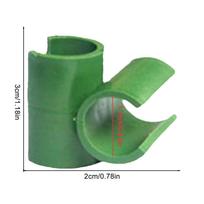 1 vnt. augalo atramos grotelių jungiklis Fiksuojamas kryžminis spaustukas Kuolo spaustukai augalų skiepijimui Sodo rėmo strypo jungiklis 11mm/16mm/20mm green