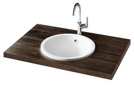 Įleidžiamas akmens masės praustuvas Paa ROUND IN ø 44 cm