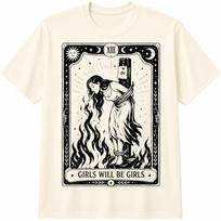 Girls Will Be Girls Tarot Tee 130 black
