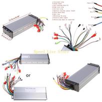 547C 48-72V 1500W 4 viename Elektrinio dviračio paspirtuko bešepetėlis išmanusis dviejų režimų valdiklis gray