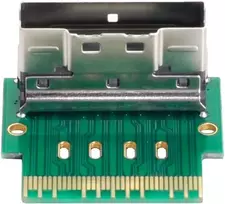 Xiwai Pci-e Slimline Sas 4.0 Sff-8654 8i 74pin į Sff-8654 74pin jungtis iš tėviškos į moterišką prailginimo adapterį kampuoti testavimo įrankiai