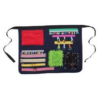 Therapeutic Half Body Apron For Senior With Cognitive Impairment And Anxiety Relief Features Sensory Apron for Elder tamsiai mėlyna spalva