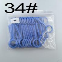 1040 pcs Dental Orthodontic Elastic Ligatie Ties Elastomeric Ligature Ties Rubber Bands O Ring Teeth Braces Dentistry Materials color 34