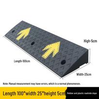 Heavy-Duty Wooden Access Ramp gray
