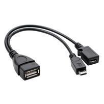 480Mbps Fast Speed Transmission OTG USB Female Splitter Adapter for Phone Tablet Replacement 20cm OTG Cable 1