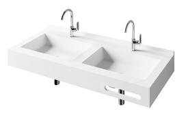 Dvigubas praustuvas Paa OPUS GRANDE 145x55 cm SilkSTONE®