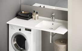 Stalviršis su praustuvu Paa CREDO 120x60 cm SilkSTONE®