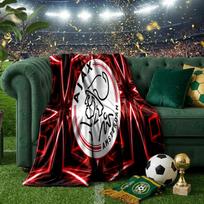 Bold Ajax Amsterdam Spirit Throws Blanket Flannel Blankets Plush for Couch Bed Gifts for Men Women Travel picnic blanket Christmas fan gifts 75x90cm