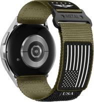 22mm Hook Loop Nylon Band for Garmin 265/255/Venu 2/3/4 45mm, for Samsung GW3/Gear S3, Lightweight Sport Replacement Strap 22mm gray