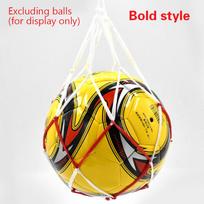 Futbolo tinklo krepšys, nailonas, paryškintas, vieno kamuolio laikymo, nešiojamas, lauko sporto įranga, futbolas, krepšinis, tinklinis yellow
