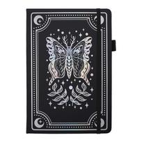 Gothic European-style Notebook Vintage Magic Book Girl's Tarot Laser Silver Exquisite Cross-border Stock Gift (as the picture,224 Pages&A5)