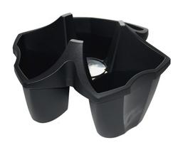 Terrace Flowerpot Cascade Crown Large Graphite Prosperplast 48Cm 48cm