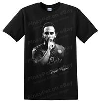 Gonzalo Higuaín Soccer T Shirt Argentine Striker Portrait Graphic Fan Tee Art M gray