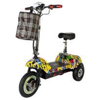 TWOFISH TF03 Elektrinis paspirtukas su nuimama sėdyne, 350W variklis, 48V 15Ah baterija, priekinis 12 colių ir galinis 10 colių ratai, maksimalus greitis 28 km/h