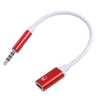 3.5mm Male 3.5mm Male Type-c Female Converter Type C Female Aux Cable Type-C To 3.5mm Jack Converter Conversion Portable No plug raudona