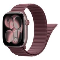 Prabangus silikoninis magnetinis dirželis Apple Watch S12-11-10 9 8 7 46mm 42mm 45mm 41mm Ultra 4/3/2 49mm Laikrodžio apyrankė IWatch 6 5 4 SE3 44/40mm  for Ultra 4-3-2 49mm black