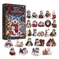 24 Days Countdown Box 2026 Animal Advent Calendar, 24-Day Acrylic 2D Ornament Set with Holiday Gift Cute Figures, Christmas Tree Hanging Decor, H