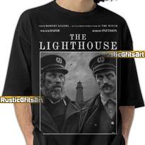 THE LIGHTHOUSE SHIRT, The Lighthouse Custom T-Shirt, Thomas Wake Vintage Merch, Thomas Howard Bootleg Tees 150 gray