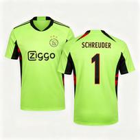 Ajax 2627 Season Netherlands Unisex Football Jersey Shirt,Men Women 3D Print Summer Sport Breathable Mesh Quick Drying Jersey 3XL