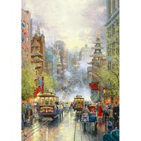 [Puzzle Life] Thomas Kinkade San Francisco III 1000 Piece Jigsaw Puzzle by Puzzle Life gray