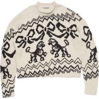 Acne Studios Jacquard Jumper A60560-AL4 S gray