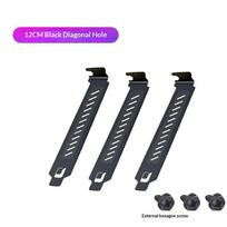 3Sets Black White Pci Slot Dust Filter Blanking Plate Ventilation Pci Bezel Cover With Screws For Pc Case juoda