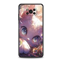 Phone Case for Xiaomi Poco F7 F6 F5 F4 F3 X7 X6 X5 X4 X3 NFC M4 C51 C55 GT 5G Soft TPU Cover Capas Cute Cat Fundas Coque Bags Poco F6 beige