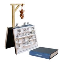 Board Game, 3D Printed Chess Set, Backgammon, Mancala, Portable Books Design Board Game For Adults One Size gray