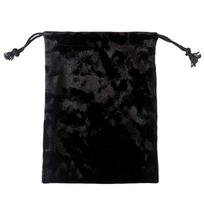 Taro Orakulo Kortelių Laikymo Maišelis Papuošalų Kauliukų Maišeliai Aksominis Maišelis su Raišteliu Divinacijų Aksesuarai Taro Entuziastams Black 13x18cm black
