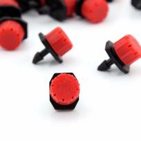 10/50/100 vnt / rinkinys Purkštuvų sodo drėkinimo mikrofluidinio lašelinio laistymo antgalis Reguliuojama nuleidimo galvutė 10pcs black