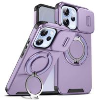 Oppo Reno15 ProMini dėklas Reno 15 ProMax dangtelis Reno15 Pro magnetinis žiedas šarvuotas slankiojantis kameros objektyvas Magsafe belaidžio įkrovimo dangtelis OPPO Reno15 Pro gray