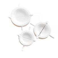 3 Pieces PP Dumpling Maker Replacement Hanging Smooth Household Kitchen Restaurant Cooking Mold Tool Accessories white