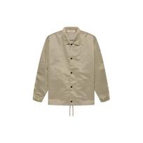 Fear Of God Essentials SS22 Striukė-treneris su vienspalviu logotipu ir vėjui atspariais sagomis Unisex Viršutinis drabužis Ąžuolo rudumo FOG-SS22-079 L beige