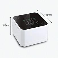 Negative Ion Generator Air Purifier Sterilizer Generator Ionizer HEPA Filter For Home Office Mini Desktop Air Purifier black