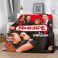 RBD Rebelde Printed Blanket Picnic Blankets Warm Blanket Soft and Comfortable Blanket Home Travel Birthday Gift 30x40in red