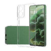 For Motorola Moto G35Simple Slim Soft TPU Clear Transparent Phone Case For Motorola Moto G35 G55 G85 G75 5G Cover Fundas Capa For Moto G85 gray