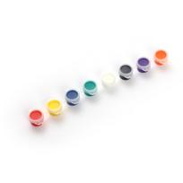 Children's Acrylic Paint Sticks Set: 3ml Watercolor Art for Painting Plaster Dolls white