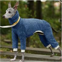 Mada Soild Kurtas Dobermano Kailis Naminių gyvūnėlių Žieminiai Fleece Vėžlio kaklo liemenė Striukė Vipetas Gree Dog Džemperis Šilti žieminiai drabužiai šuniui S