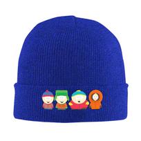 South-Parks Cartoon Hat Autumn Winter Skullies Beanies New CartUnisex Kyle Kenny Stan Cap FeUnisex Unisex Acrylic Bonnet One Size blue