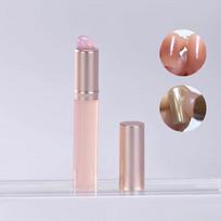 Nail Art Silicone Applicator Stick Chrome Pigment Dust Applying Gradient Shading Pen Easy-Daub Powder Silicone Nail Brushes Tool Pink gray