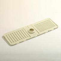 Silikoninis maišytuvo kilimėlis, kriauklės apsauga nuo purslų, nusausinanti muilinė, virtuvės stalviršio apsauga Non-slip drain beige