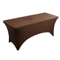 Kokteilių Spandex Tampri Stačiakampė Stalo Dangalo Kampų Elastikai Stalo Audinys brown