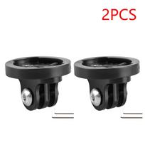 5-1PCS Bike Camera Mount Holder For Garmin Gopro Bicycle Computer Convex/Concave Holder Bike Computer Holder Adapter black