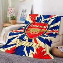 Custom Name Arsenal Crest blanket for Couch & Bed, Plush Cozy Fuzzy Blanket Super Soft & Warm Blankets for Fall and Winter. 0908459 80cmx120cm red