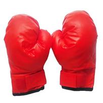 Inflatable Punching Bag Kids Adults Stable Base Free-Standing Boxing With Water Fill Indoor Fitness Toy Stress Punching Gloves Large red