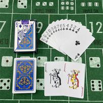 Plastic Cards Baccarat Playing Texas Holdem Poker 58mm228inch88mm346inch Pvc Pokers Board Game Waterproof Wearable Card Matches the image