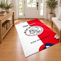 AFC Ajax individualus pavadinimas personalizuotas kilimėlis neslystantis durų kilimėlis grindų kilimas įkurtuvių gimtadienio dovana šeimai draugams 40cmx60cm