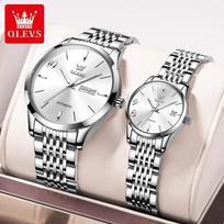 OLEVS Laikrodžiai Automatinis Mechaninis Laikrodis Vyriškas Vandeniui Atsparus Poros Laikrodis Šviečiantis Tamsiai Poros Laikrodis gray