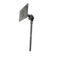 D-Stand Metal Drum Pad Stand with Quick Lock Bar gray