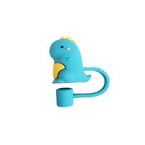 Reusable Drinking Dust Cap Cup Accessories Straw Tips Cover New Silicone Straw Plug  Kitchen Style 2